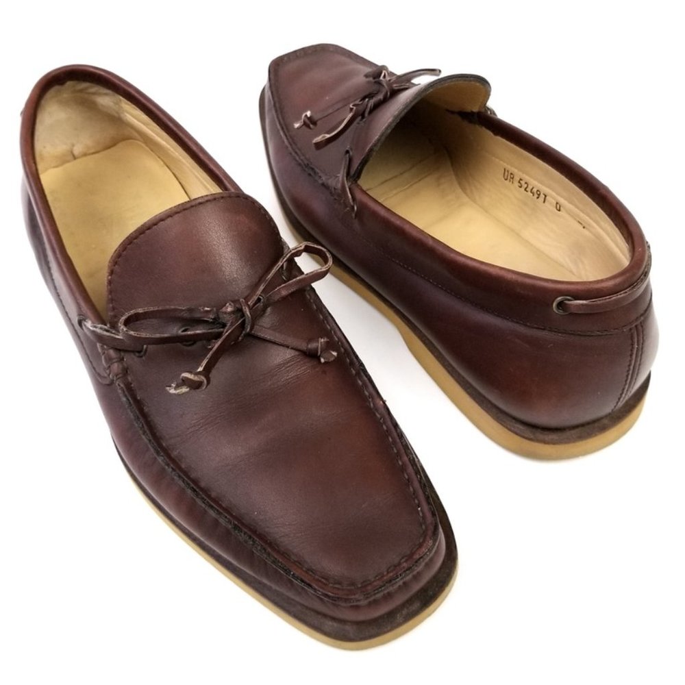 Salvatore Ferragamo | Brown Leather Boat Shoes 7 D